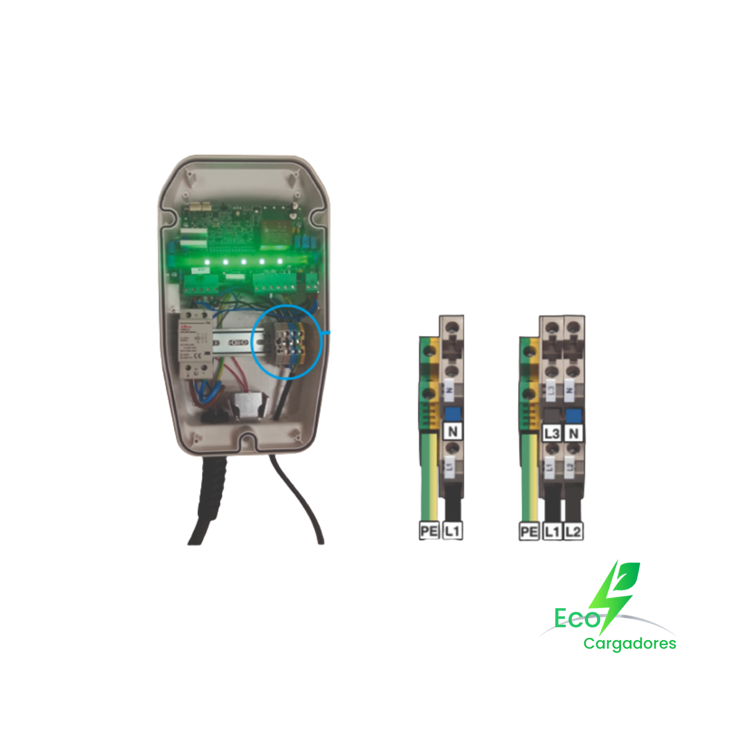 Cargador Doméstico eHome T2S16 TRI (11 kW)