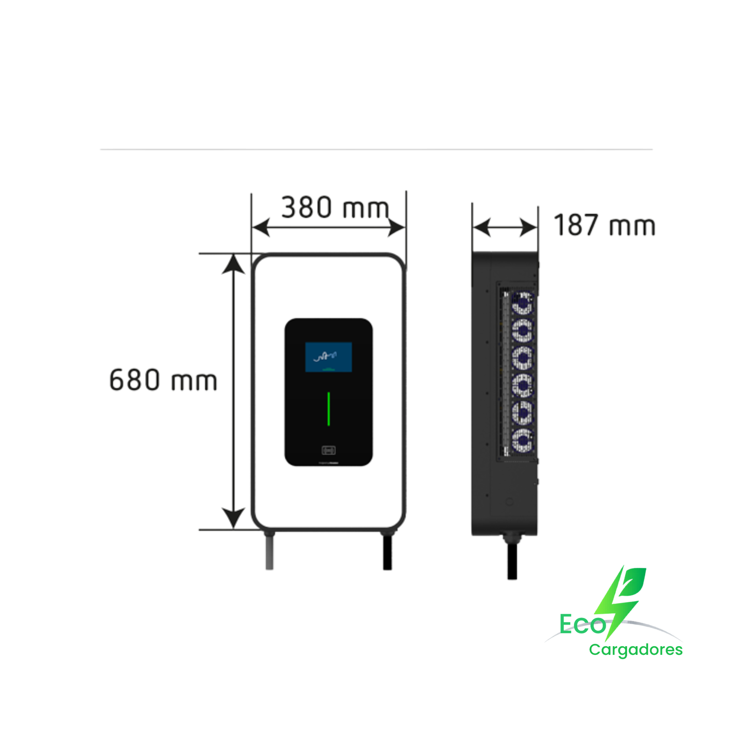 Cargador Rápido DC Sonic Wall (22 kW)
