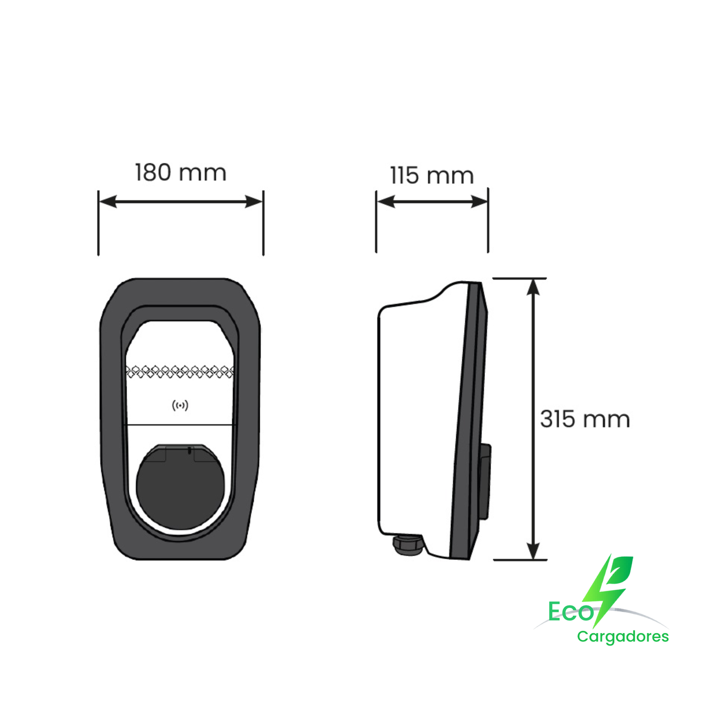 Cargador Inteligente Monofásico eHome 5 T2S32 N (7,4 kW)