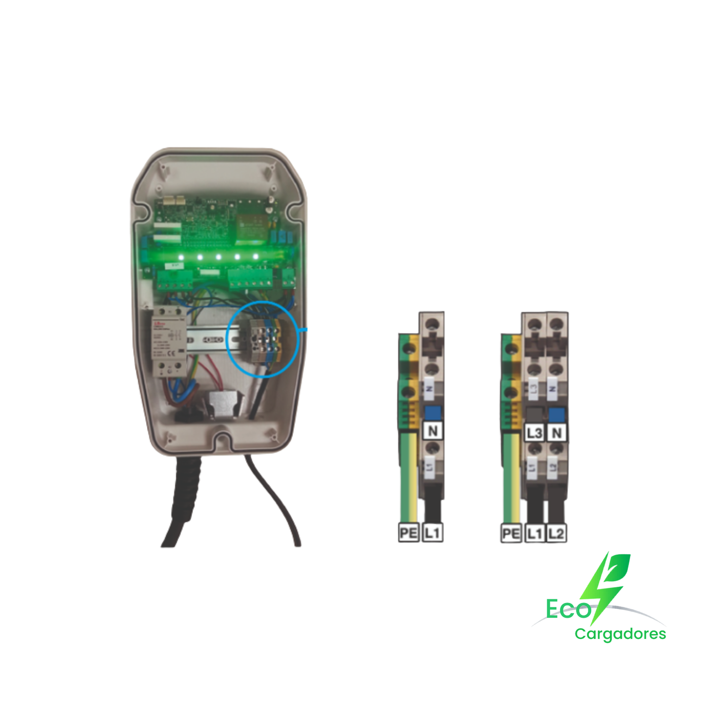Cargador Doméstico Trifásico eHome T2C16 TRI (11 kW)