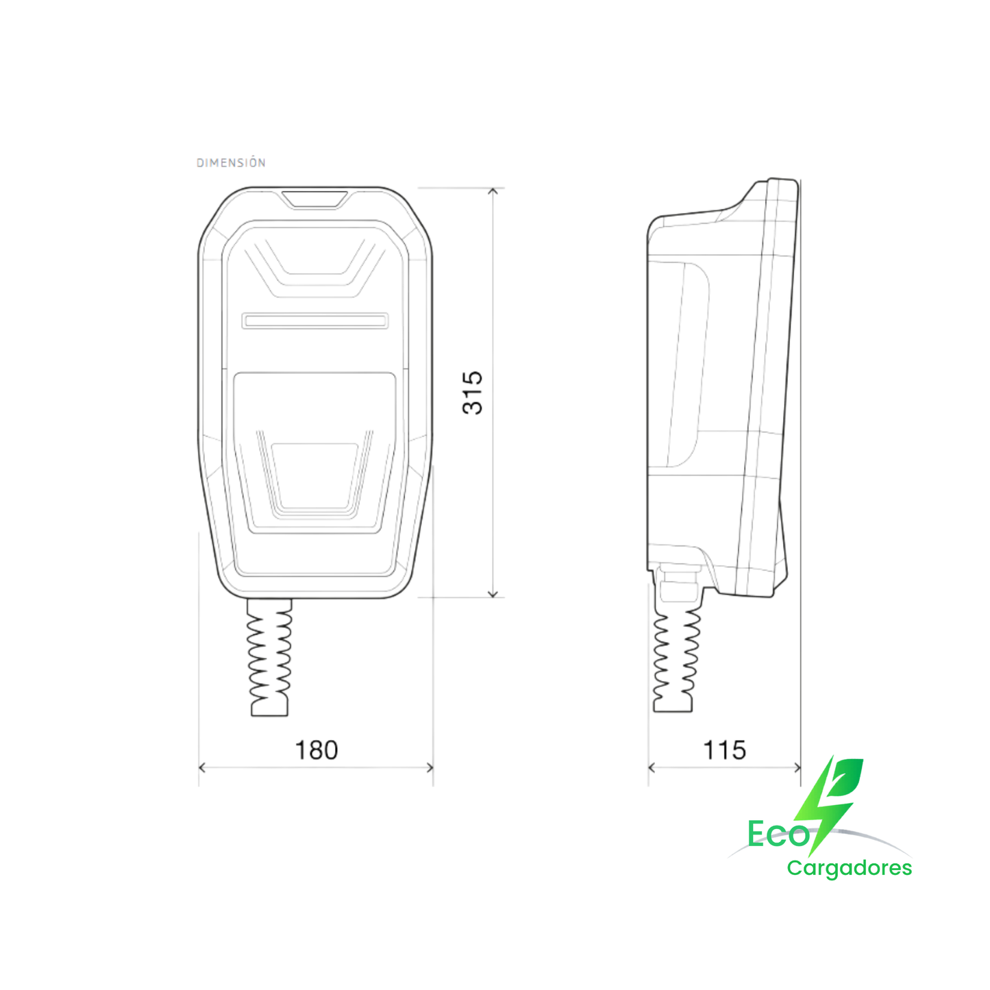 Cargador Doméstico eHome T2S16 TRI (11 kW)