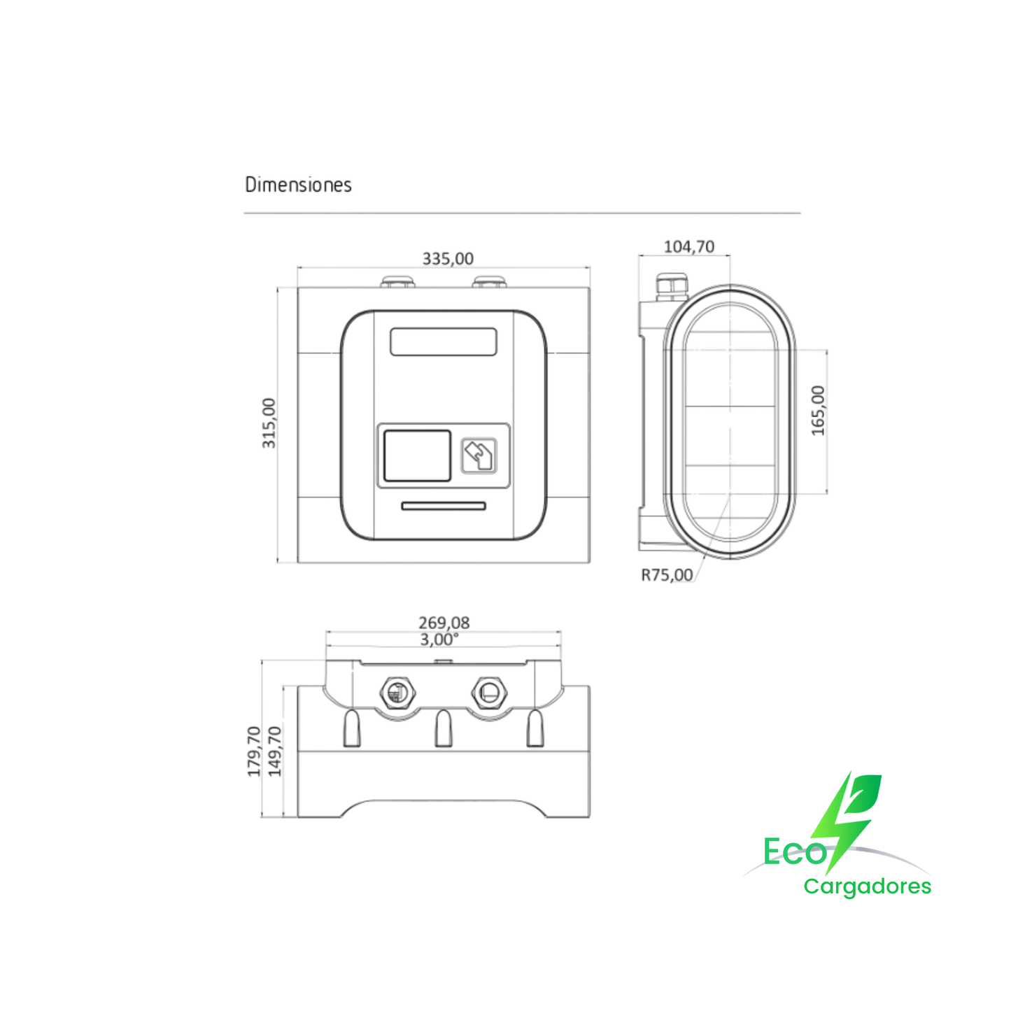 Caja de Recarga Inteligente Trifásica ePark T-2S2 Gen4 (2 x 22 kW)