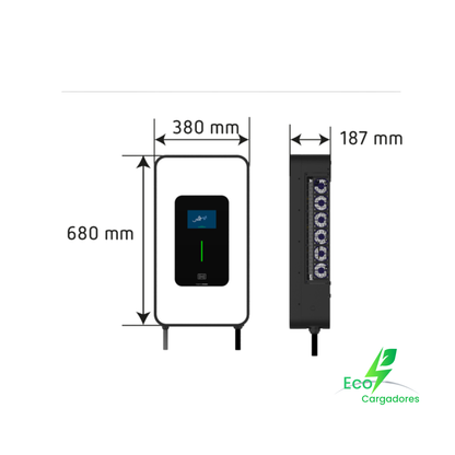 Cargador Rápido DC Sonic Wall (22 kW)