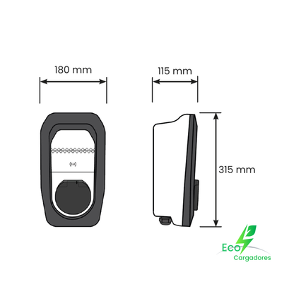 Cargador Inteligente Monofásico eHome 5 T2S32 N (7,4 kW)
