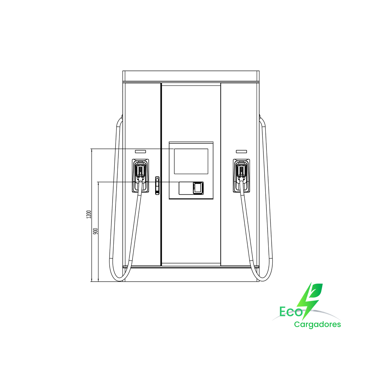 Estación de Recarga Rápida DC RAPTION 160C CCS2-CCS2 BC-5M-CM (160 kW)