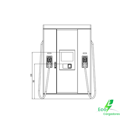 Estación de Recarga Rápida DC RAPTION 160C CCS2-CCS2 BC-5M-CM (160 kW)