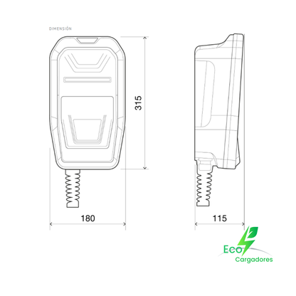 Cargador Doméstico eHome T2C32 (7,4 kW)