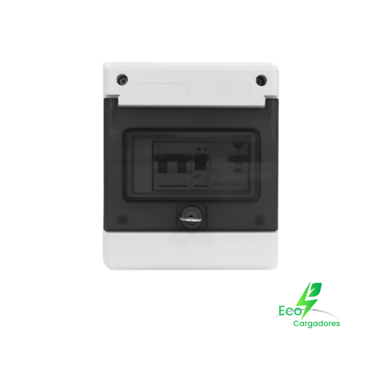 Caja de Protecciones Monofásica - 20 A COFRET-VE6-2P-20A
